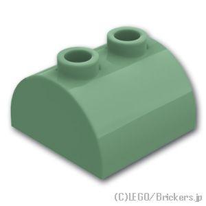 レゴ パーツ ばら売り #30165 スロープ カーブ ダブル 2 x 2：サンドグリーン | LE...