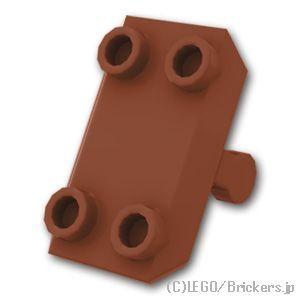 レゴ パーツ ばら売り #30166 プレート 2 x 3  - 八角形の盾：ブラウン | LEGO...