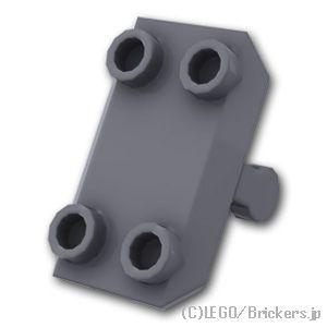 レゴ パーツ ばら売り #30166 プレート 2 x 3  - 八角形の盾：ダークグレー | LE...