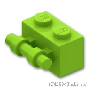 レゴ パーツ ばら売り #30236 ブロック 1 x 2 - 水平バーハンドル：ライム | LEG...