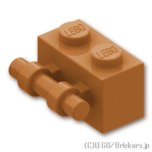 レゴ パーツ ばら売り #30236 ブロック 1 x 2 - 水平バーハンドル：ミディアムヌガー ...