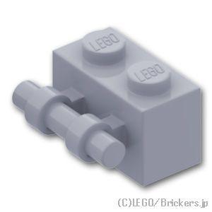 レゴ パーツ ばら売り #30236 ブロック 1 x 2 - 水平バーハンドル：グレー | LEG...