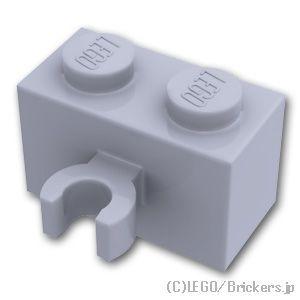 レゴ パーツ ばら売り #30237 ブロック 1 x 2 - 垂直クリップ：グレー | LEGOの...