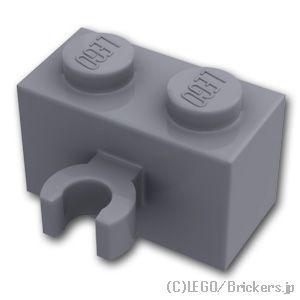 レゴ パーツ ばら売り #30237 ブロック 1 x 2 - 垂直クリップ：ダークグレー | LE...