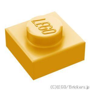 LEGO（レゴ） パーツ ばら売り #3024 プレート 1 x 1：パールゴールド