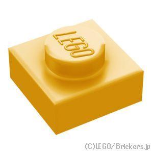 レゴ パーツ ばら売り #3024 プレート 1 x 1：パールゴールド | LEGOの部品 板