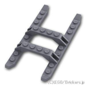 レゴ 飛行機 パーツ ばら売り #30248 ヘリコプタースキッド 12 x 6：ダークグレー | ...