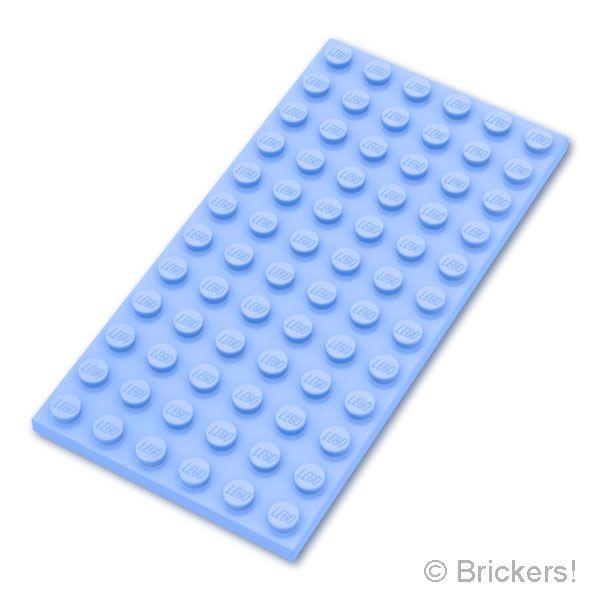レゴ パーツ ばら売り #3028 プレート 6 x 12：ブライトライトブルー | LEGOの部品