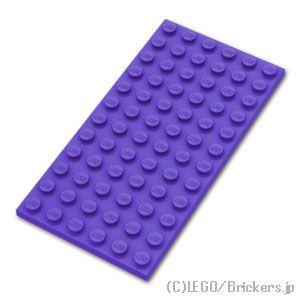 レゴ パーツ ばら売り #3028 プレート 6 x 12：ダークパープル | LEGOの部品
