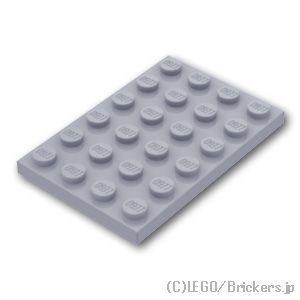 レゴ パーツ ばら売り #3032 プレート 4 x 6：グレー | LEGOの部品