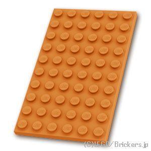 レゴ パーツ ばら売り #3033 プレート 6 x 10：ダークオレンジ | LEGOの部品