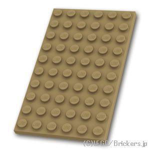 レゴ パーツ ばら売り #3033 プレート 6 x 10：ダークタン | LEGOの部品