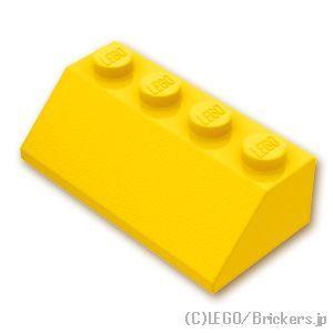 レゴ パーツ ばら売り #3037 スロープ 45° 2 x 4：イエロー | LEGOの部品