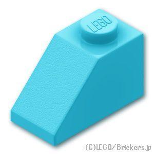レゴ パーツ ばら売り #3040 スロープ 45° 2 x 1：ミディアムアズール | LEGOの...