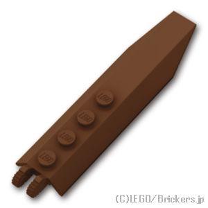 レゴ パーツ ばら売り #30407 ヒンジ プレート 1 x 8 - キャッチ：ブラウン(旧色) ...