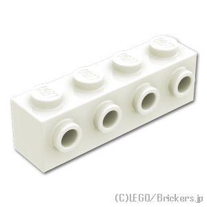 レゴ パーツ ばら売り #30414 ブロック 1 x 4 - 1面スタッド：ホワイト | LEGO...