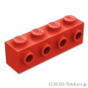 レゴ パーツ ばら売り #30414 ブロック 1 x 4 - 1面スタッド：レッド | LEGOの...