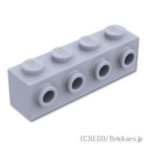 レゴ パーツ ばら売り #30414 ブロック 1 x 4 - 1面スタッド：グレー | LEGOの...