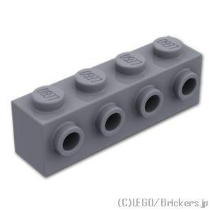 レゴ パーツ ばら売り #30414 ブロック 1 x 4 - 1面スタッド：ダークグレー | LE...
