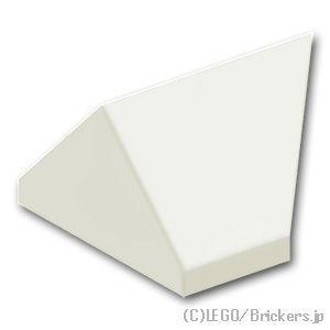 レゴ パーツ ばら売り #3049 スロープ インバート ダブル 45° 2 x 1：ホワイト | ...