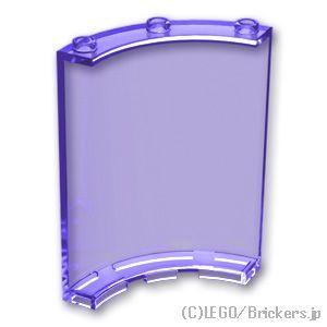レゴ パーツ ばら売り #30562 シリンダー クォーター 4 x 4 x 6：トランスパープル ...
