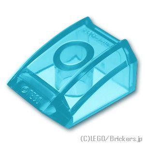 レゴ パーツ ばら売り #30602 スロープ カーブ 2 x 2 - リップ：トランスライトブルー...