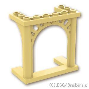 レゴ パーツ ばら売り #30613 アーチ 3 x 6 x 5 - オーナメント：タン | LEG...