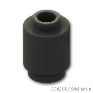 レゴ パーツ ばら売り #3062 ブロック ラウンド 1 x 1：ブラック | LEGOの部品