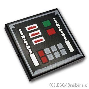 レゴ パーツ ばら売り #3068pb2279 タイル 2 x 2 - ダースベーダー 生命維持装置...