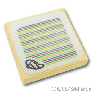 レゴ パーツ ばら売り #3068pb2308 タイル 2 x 2 - マリオセンサーコード 「飛行...