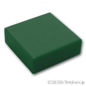 レゴ パーツ ばら売り #3070 タイル 1 x 1：ダークグリーン | LEGOの部品