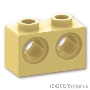 レゴ パーツ ばら売り #32000 テクニック ブロック 1 x 2 - 2ホール：タン | LE...
