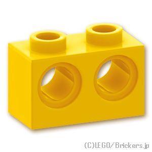 レゴ パーツ ばら売り #32000 テクニック ブロック 1 x 2 - 2ホール：イエロー | ...