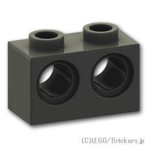 レゴ パーツ ばら売り #32000 テクニック ブロック 1 x 2 - 2ホール：ブラック | ...