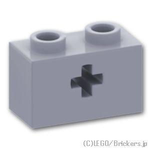 レゴ パーツ ばら売り #32064 テクニック ブロック 1 x 2 - 軸穴：グレー | LEG...
