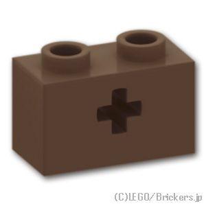 レゴ パーツ ばら売り #32064 テクニック ブロック 1 x 2 - 軸穴：ダークブラウン |...