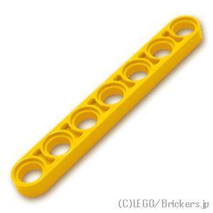 レゴ パーツ ばら売り #32065 テクニック リフトアーム 薄型 1 x 7：イエロー | LE...