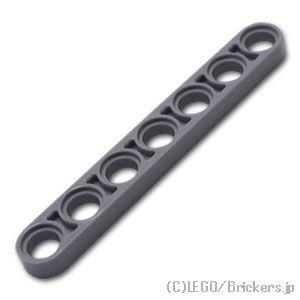 レゴ パーツ ばら売り #32065 テクニック リフトアーム 薄型 1 x 7：ダークグレー | ...