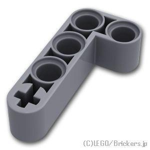 レゴ パーツ ばら売り #32140 テクニック リフトアーム 2 x 4 - L型：ダークグレー ...