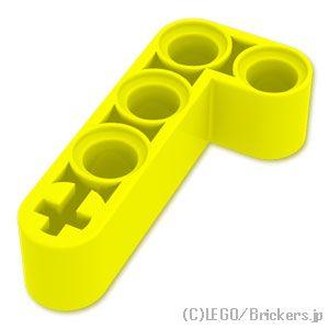レゴ パーツ ばら売り #32140 テクニック リフトアーム 2 x 4 - L型：ネオンイエロー...