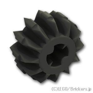 レゴ パーツ ばら売り #32270 テクニック ギア - 12歯 ダブル べベルギア：ブラック | LEGOの部品