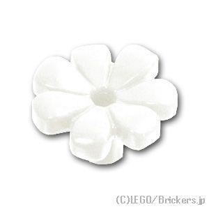 レゴ パーツ ばら売り #32606 フラワー - 花びら：ホワイト | LEGOの部品