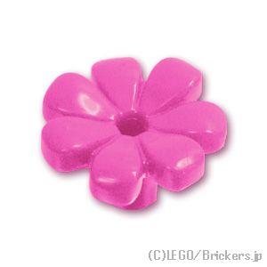 レゴ パーツ ばら売り #32606 フラワー - 花びら：ダークピンク | LEGOの部品
