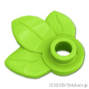 レゴ パーツ ばら売り #32607 葉っぱ - ラウンド プレート 1 x 1：ライム | LEG...