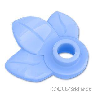 レゴ パーツ ばら売り #32607 葉っぱ - ラウンド プレート 1 x 1：ブライトライトブル...