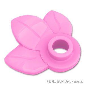 レゴ パーツ ばら売り #32607 葉っぱ - ラウンド プレート 1 x 1：ブライトピンク |...