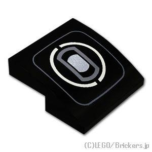 レゴ パーツ ばら売り #32803pb012 スロープ カーブ 2 x 2 x 2/3 - 逆 -...
