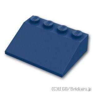 レゴ パーツ ばら売り #3297 スロープ 33° 3 x 4：ダークブルー | LEGOの部品