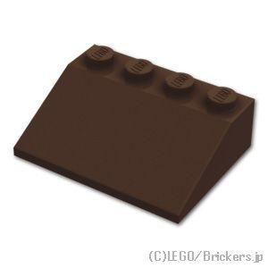 レゴ パーツ ばら売り #3297 スロープ 33° 3 x 4：ダークブラウン | LEGOの部品