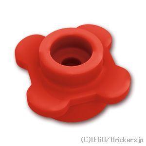レゴ パーツ ばら売り #33291 ラウンド プレート 1 x 1 - ４花びら：レッド | LE...